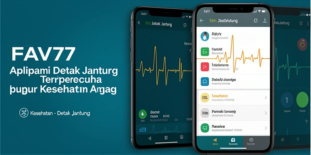Tampilan antarmuka aplikasi FAV77 yang informatif dan interaktif.