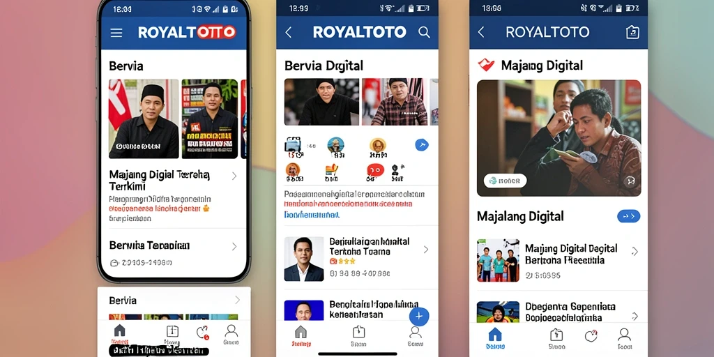 Antarmuka ROYALTOTO yang modern dan mudah digunakan.
