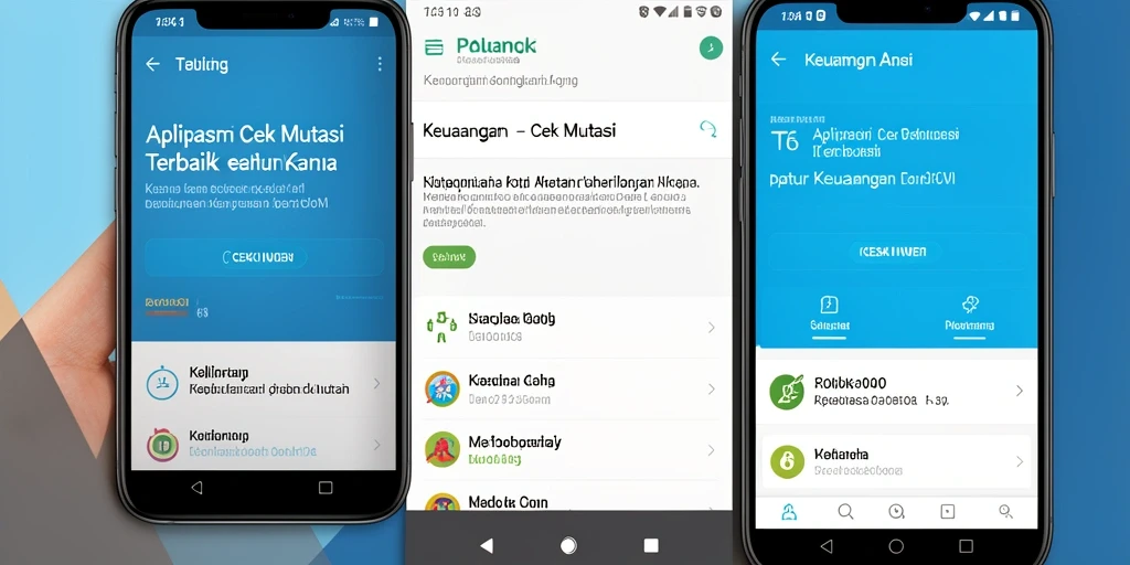 Tampilan aplikasi T6 yang intuitif dan informatif.