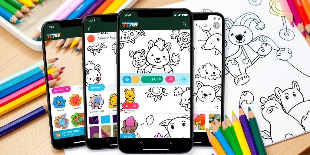 Antarmuka <strong>TT789</strong> yang menarik dengan berbagai pilihan warna dan gambar.