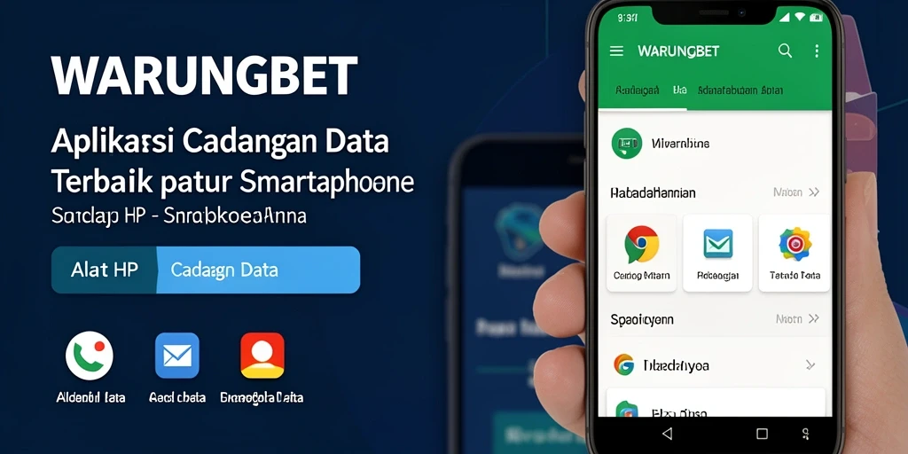 Tampilan antarmuka aplikasi Cadangan Data WARUNGBET yang intuitif.